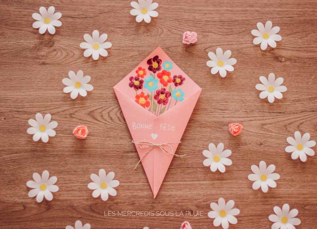 Un bouquet de Fleurs en papier - Les Mercredis Sous La Pluie