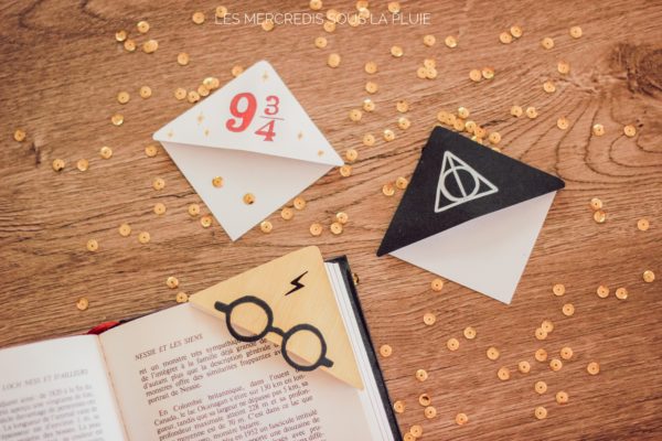 Les Marque-Pages Harry Potter - Les Mercredis Sous La Pluie