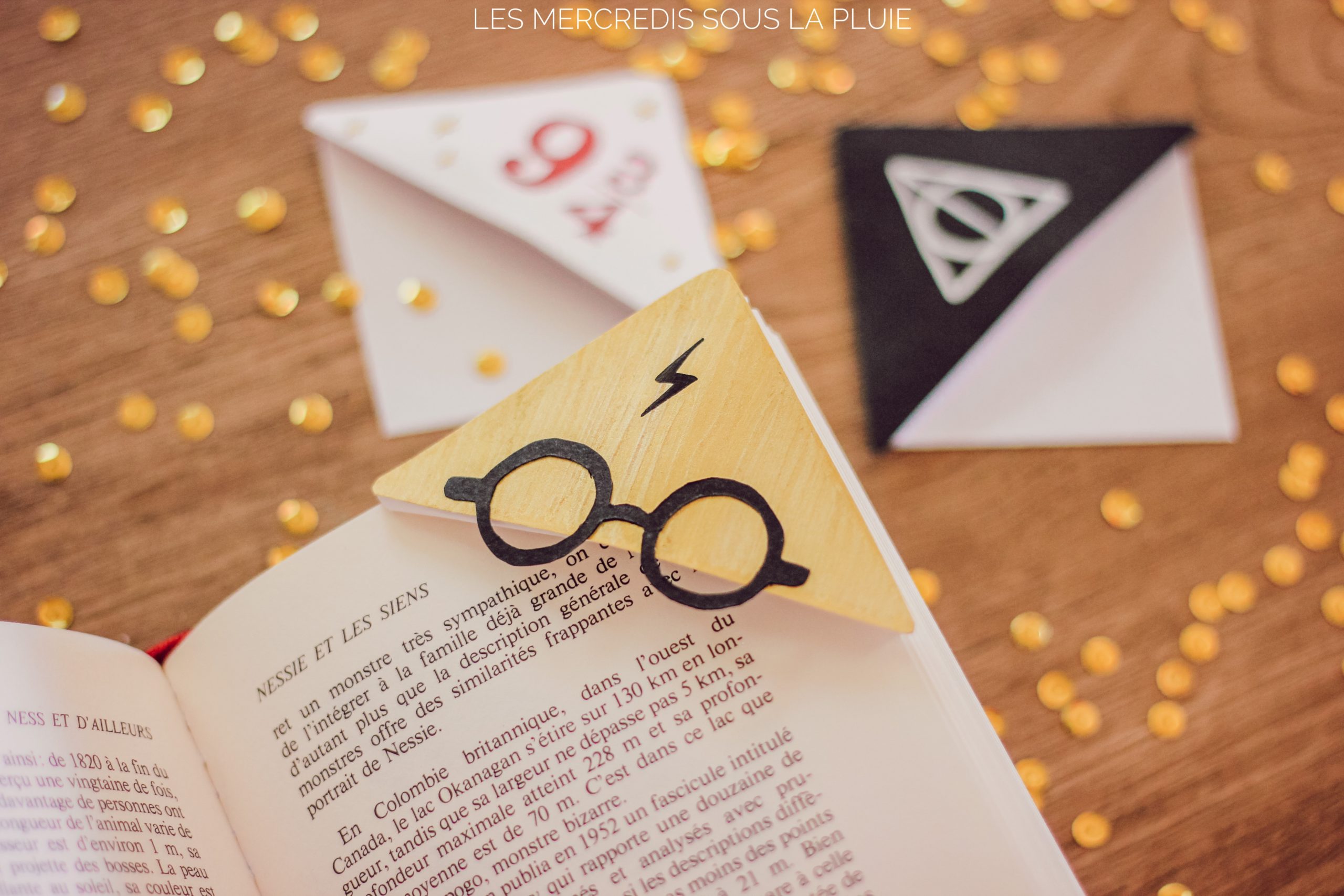 Les Marque-Pages Harry Potter - Les Mercredis Sous La Pluie