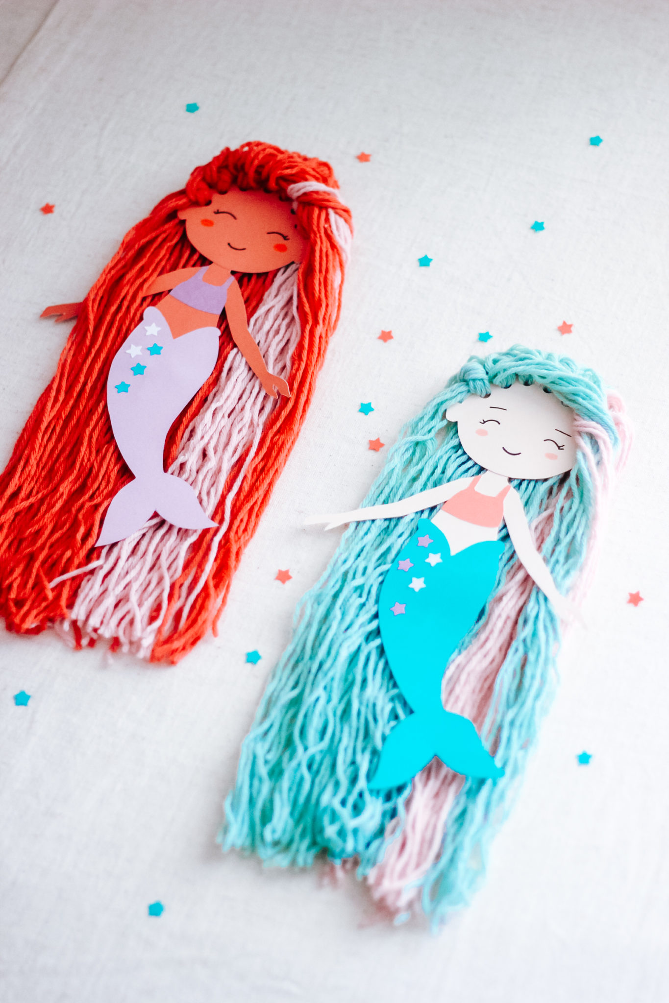 Broche Sirène En Laine Feutrée Faite Main – Accessoire Unique Et Artisanal